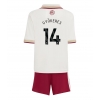 Camisa de Futebol Arsenal Viktor Gyokeres #14 Equipamento Alternativo Infantil 2025-26 Manga Curta (+ Calças curtas) Camisa de Futebol Arsenal Viktor Gyokeres #14 Equipamento Alternativo Infantil 2025-26 Manga Curta (+ Calças curtas)